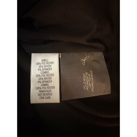 NEW Timeless Classic Black Ruched Sheath Dress Size 12 All-Season Career Office - Picture 7 of 8